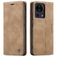 Чехол-книжка CaseMe из нубука для Xiaomi Mi 13 Lite Светло-коричневый - изображение 7