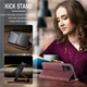Чехол-книжка CaseMe из нубука для Xiaomi Mi 13 Lite Бордовый - изображение 6