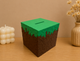 Копілка Minecraft у вигляді блоку землі, декоративна скарбничка для монет - изображение 1