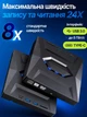 Привід CD/DVD зовнішній 5 в 1 DVD-RW з USB хабом 2×USB 3.0 Type-C та кардрідером SD/MicroSD для ноутбука ПК і MacBook портативний дисковод для читання та запису дисків Plug and Play з підсвіткою корпусу - зображення 2