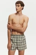 Набор семейные боксеры H&M 100% хлопок размер L khaki green\checkered 0249 - изображение 6