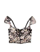 Бюстьє Victoria’s Secret Black Floral Unlined Bra Top Чорний 34D - изображение 3