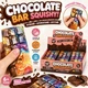 Сквіш Шоколадка Chocolate Bar Squishy 16см ароматна іграшка антистрес плитка шоколаду, райдужний шоколад жмякалка - зображення 1