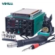 Паяльна станція 3 в 1 YIHUA 853AAA-I / фен / паяльник / сепаратор / LED дисплей / USB / 1180 Вт - зображення 2
