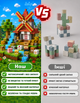Магнитный конструктор в стиле Minecraft 150 блоков SP-13 блоков Майнкрафт детские конструкторы для мальчиков - изображение 3
