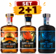 Набор ром Duppy Share Spiced 0.7 л 37.5% + Aged 0.7 л 40% + XO 0.7 л 40% в подарочной упаковке (1021244264255) - изображение 2