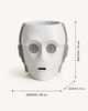 Органайзер-кашпо для рослин та канцелярії у вигляді голови дроїда. Aivory - зображення 2