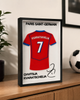 Картина рамка з футболкою Хвічі Кварацхелії Paris Saint-Germain. Aivory - изображение 1