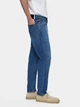 Мужские синие джинсы slim tapered размер 36 - изображение 3