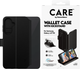 Etui z klapką CARE by PanzerGlass Wallet Case w. Kickstand do Samsung Galaxy A27 5G Black (5715685034251) - obraz 2