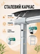 Батут спортивный 244 см с защитной сеткой лестницей и пружинами до 200 кг для детей и взрослых черно-серый (49676150) - изображение 6