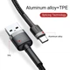 Кабель для телефону Baseus Cafule (USB To Type-C) Cable 3A 1м - изображение 5