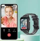 Детские смарт-часы с видеозвонком камерой SIM-картой 4G GPS Android умные часы для детей ребенка Мальчика смарт-часы наручный браслет трекер на руку смарт вотч Голосовой чат K26H Black - изображение 8