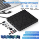 Внешний дисковод Maiwo B0260 CD DVD RW USB 3.0 Type-C 10 в 1 с хабом картридером Micro SD для ноутбука и макбука Черный портативный оптический привод для записи и чтения дисков с высокой скоростью передачи данных - изображение 3