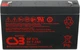 Аккумуляторная батарея CSB 6V 7.2Ah (GP672) - изображение 3
