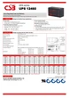 Акумуляторна батарея CSB UPS12460А2 12V 9Ah (YT38366) - зображення 3