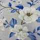Готовий тюль батист під льон Magnolia 150×265 см біло-блакитний на стрічці для гачків (YH856-150) - зображення 12