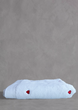Рушник з вишивкою Maison Dor Love 50*100см біло/червоний - изображение 2