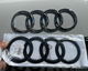 AUDI Ауди Эмблема задняя на крышку багажника 202 мм audi A4 (B9), A5 (F5), A6 (C8), A7 (C8) Q8 цвет черный глянец - изображение 5