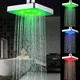 Лейка насадка для душа с LED подсветкой RGB светодиодная, квадратная 150 мм LED Shower head AND XL-902 - изображение 1