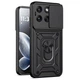 Чехол Fiji Camera Defence для Motorola Edge 70 Fusion бампер с защитой камеры и подставкой Black - изображение 1