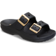 Жіночі крокси сандалі Crocs Saturday Metallic Buckle Sandal Black (37-38, чорний) - изображение 2