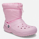 Жіночі крокси чоботи Crocs Classic Lined Neo Puff Boot Pink (38-39, рожевий) - изображение 2