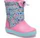 Дитячі крокси чоботи для дівчинки Crocs Crocband LodgePoint Graphic Winter Boot Blue/Pink (33-34, блакитні) - зображення 2