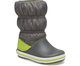 Дитячі крокси чоботи для хлопчика Crocs Crocband Winter Boot Grey/Green (24-25, сірий) - изображение 2