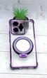 Чехол Luxury Case для Realme 15 5G (RMX5106) бампер с кольцом блестящий фиолетовый - изображение 5