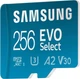 Карта памяти microSDXC Samsung EVO Select 256 ГБ UHS-I U3 V30 с адаптером SD - изображение 6
