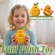 Плюшевый апельсин в съемной кожуре с червячком Funny Orange мягкая игрушка-брелок мандарин с червяком подвеска на сумку - изображение 7