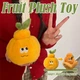 Плюшевый апельсин в съемной кожуре с червячком Funny Orange мягкая игрушка-брелок мандарин с червяком подвеска на сумку - изображение 8