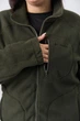 Флиска женская Winter теплая на молнии с карманами оливковый 3XL - изображение 7