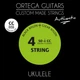 Струни для укулеле концерт Ortega Custom Authentic Black Nylon UKABKCC, 24-36 - зображення 1