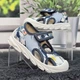 Тапочки детские для мальчика Weestep серо-голубые 27р (18 см) 5963 - изображение 3