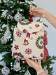Рюкзак дитячий гобеленовий MERRY Новорічний 40% бавовна 25х37х6 см Асорті - зображення 3