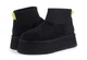 Уги жіночі короткі на платформі UGG Classic Mini Dipper Black 41 чорні - изображение 1