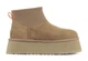 Уги жіночі короткі на платформі UGG Classic Mini Dipper Chestnut 40 коричневі - зображення 5