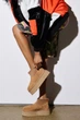 Уги жіночі короткі на платформі UGG Classic Mini Dipper Chestnut 37 коричневі - зображення 7