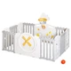 Дитячий манеж Mealux трансформер 4 в 1 (KD-C051 Grey/White) - зображення 2