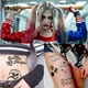 Тимчасові тату Harley Quinn “Daddy’s Lil Monster” стиль Suicide Squad, формат А4 (20×29 см) - зображення 3