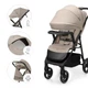 Прогулочная коляска Kinderkraft Trig 3 Tray Beige (KSTRIG03BEG000T) - изображение 5