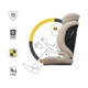 Дитяче автокрісло Kinderkraft Comfort Up 2 Plus i-Size Beige (KCCOUP02BEGPL00) - зображення 3