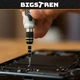 Набор прецизионных отверток Bigstren 25804, 132 в 1, CrV, для ремонта ноутбуков, смартфонов, ПК, часов и электроники, в кейсе - изображение 3