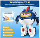 Набор игровых трансформеров Super Wings Transforming Sharky (Шарки) & Rattie (Ретти) - изображение 7