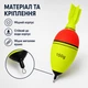 Светодиодный поплавок Ракета 150 г LED с металлическим ушком для ловли толстолоба на технопланктон (10943) - изображение 5