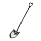 Лопата штикова, металева ручка, 198х288х1200 мм INTERTOOL FT-2011 - зображення 1