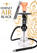 Кальян Hornet Air Black 46см черный полный комплект анодированный алюминий с диффузором - изображение 1