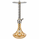 Кальян Garden Hookah 6311-9 /S7 Silver-Gold 52см алюминий полный комплект на клик-системе - изображение 2